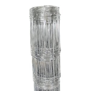 Farm Fence 4ft X 164ft 13Gauge Heavy Zinc Coating Cattle Fence,Galvanized Field Wire Fencing Deer Fence,Goat Fence,Hog Wire Fencing For Yard Livestock & Animals Protection
