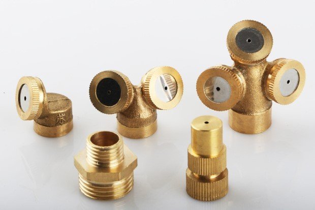 Mist Nozzles Water Spray Nozzle Garden Sprinkler Adjustable Spray Nozzle Brass Irrigation Fitting - Image 8